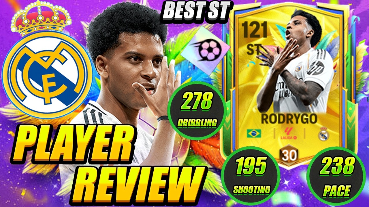 RODRYGO IS PURE GINGA! ⚡🔥 116 Ginga Rodrygo Player Review! BEST RW/LW META?! – FC Mobile 26 UTOTY