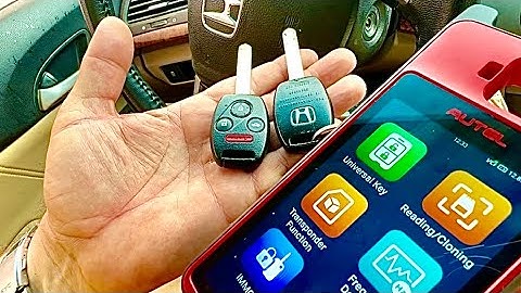 Honda Accord 2011 / 2012 New Key with Autel KM100