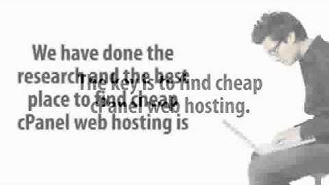 Cheap cPanel Web Hosting