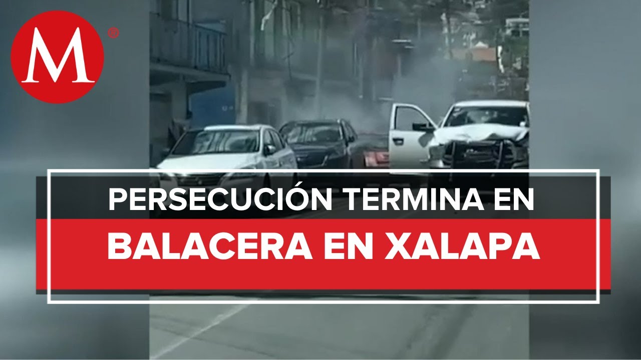 Se activó el código rojo en Veracruz por balacera y persecución en Xalapa