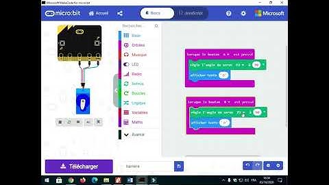 Tuto : Utiliser la carte Micro:bit et un servomoteur