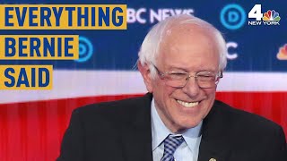 Everything Sen. Bernie Sanders Said at the Las Vegas Democratic Debate | NBC New York