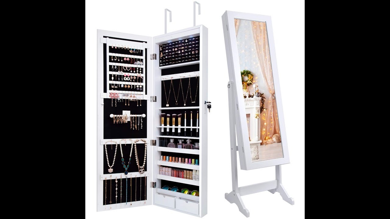 How to assemble Jewelry Armoire Organizer YouTube