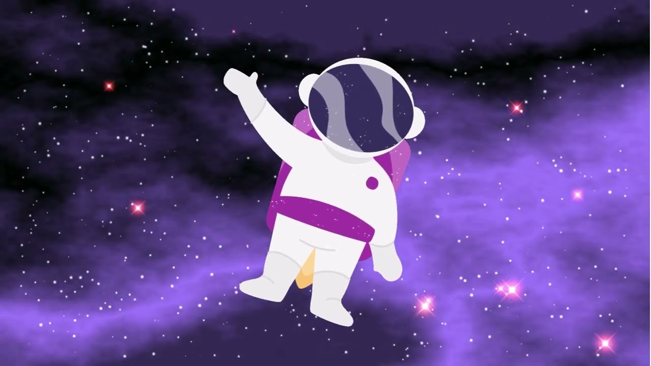 SOOTHING SLEEP MUSIC FOR CHILDREN. Sleeping astronaut space theme 