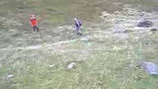 Grass sledging