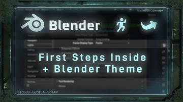 Beginner Tutorial on how to use Blender - Settings Tips, Themes and Navigation basics