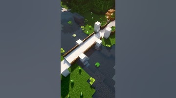 Minecraft | How to build bridge. #Minecraft #minecraftshorts