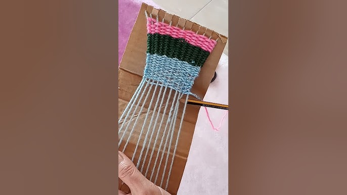 Weaving on a Family or Classroom Weaving Loom with Kids - Buggy and Buddy