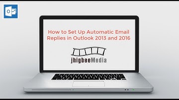 How to Set Up Email Auto Replies in Outlook 2013 and 2016