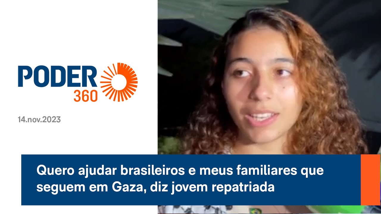 Quero ajudar brasileiros e meus familiares que seguem em Gaza, diz jovem repatriada