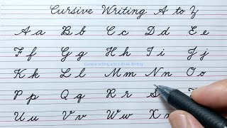 Cursive writing a to z | Cursive writing abcd | Cursive letter abcd | Cursive handwriting practice