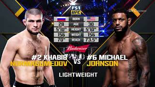 Khabib Nurmagomedov vs Michael Johnson UFC 205 FULL FIGHT CHAMPIONSHIP