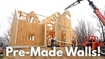Installing SIP Walls on my Timber Frame House // Ep. 12