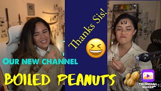 Welcome to the BOILED PEANUTS Channel / Valkyrae &amp; KC ( Rae’s younger sister )