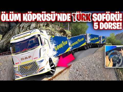 ÖLÜM KÖPRÜSÜNDEN 5 DORSE GEÇMEZ DEDİLER ! - TÜRK ŞOFÖRÜ - ETS 2 DAF EVO WING | ETS 2 UZUN DORSE MOD