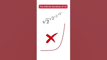 #M028 The infinite tetration of √2 #maths