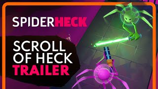 SpiderHeck - Official Scroll Of Heck Gameplay Trailer | PC, PlayStation, Xbox, Nintendo Switch