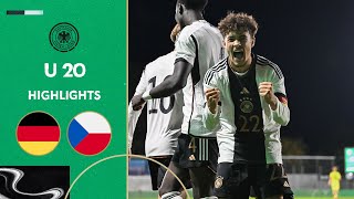 Nail-biting Game! | Germany vs. Czech Republic 4-2 | Highlights | U 20 Friendly