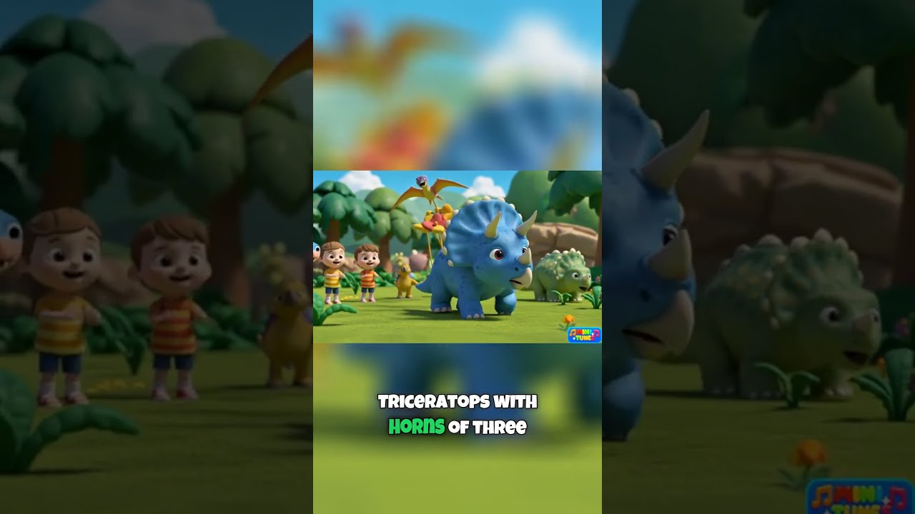 Dino Land Adventure Fun Dinosaur Song For Kids Mini Tunes Official