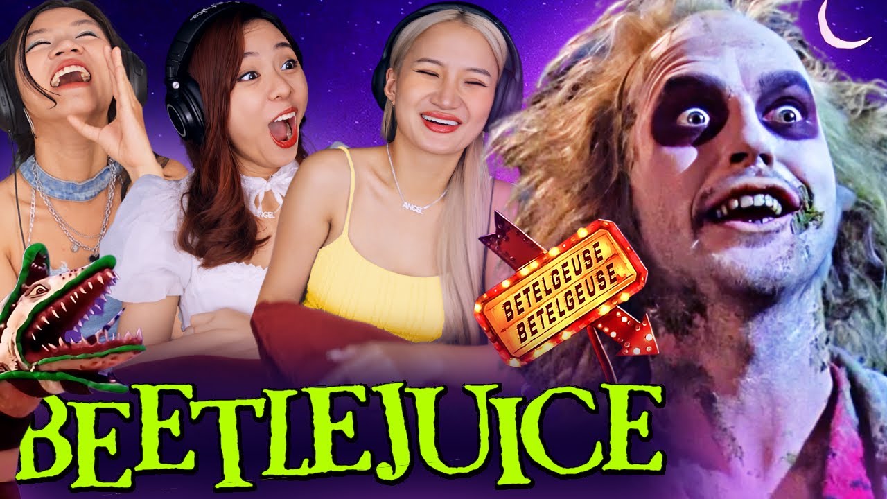 Реакция иностранных девушек | Битлджус | Первый просмотр