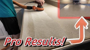 Corian countertop refinishing, scratch removal/polish. Palm harbor FL Homeowner shocked with results