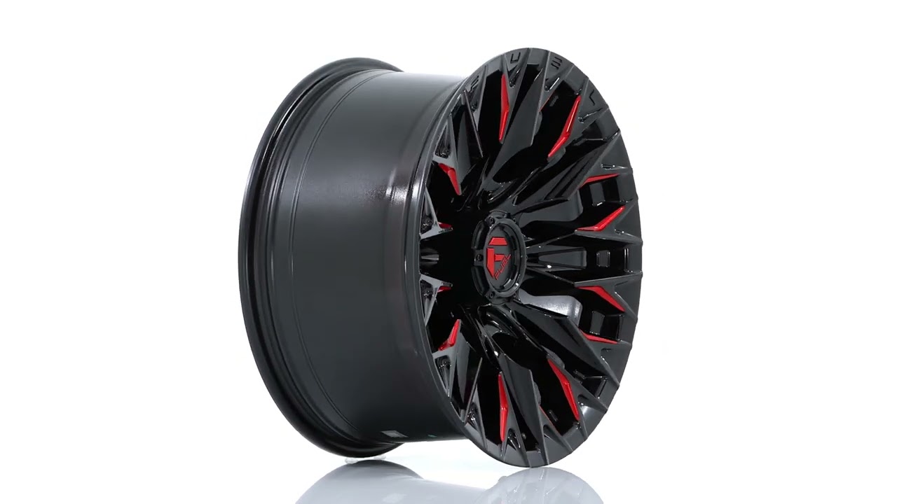 Turn Heads with FUEL FLAME 8 Wheels in Gloss Black and Candy Red! 🔥🚗