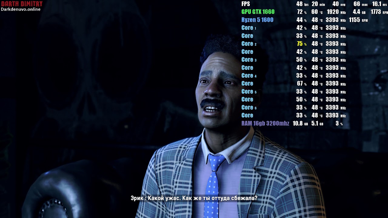 Watch Dogs Legion - GTX 1660 - Ryzen 5 1600 - 16GB RAM - 1080p