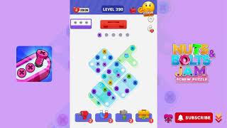 Unscrew It: Nuts & Bolts Jam - Level 390  - Gameplay walkthrough