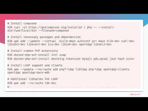 Easy Guide to Installing LDAP in Docker using PHP-FPM Alpine
