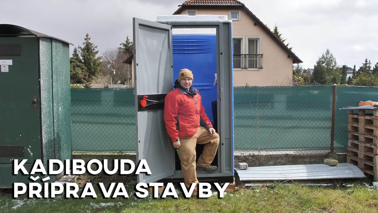 Příprava před stavbou - kadibudka