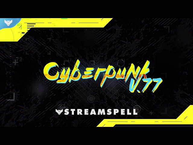 Cyberpunk Coffee Shop Stream Package – StreamSpell