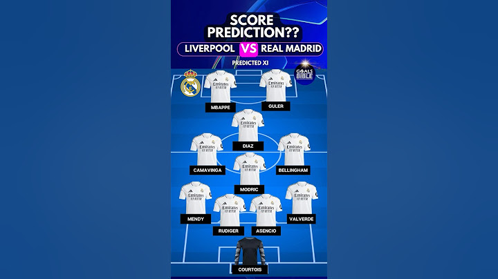 LIVERPOOL vs REAL MADRID: PREDICTED LINEUPS 🔥⚽ | CHAMPIONS LEAGUE CLASH!