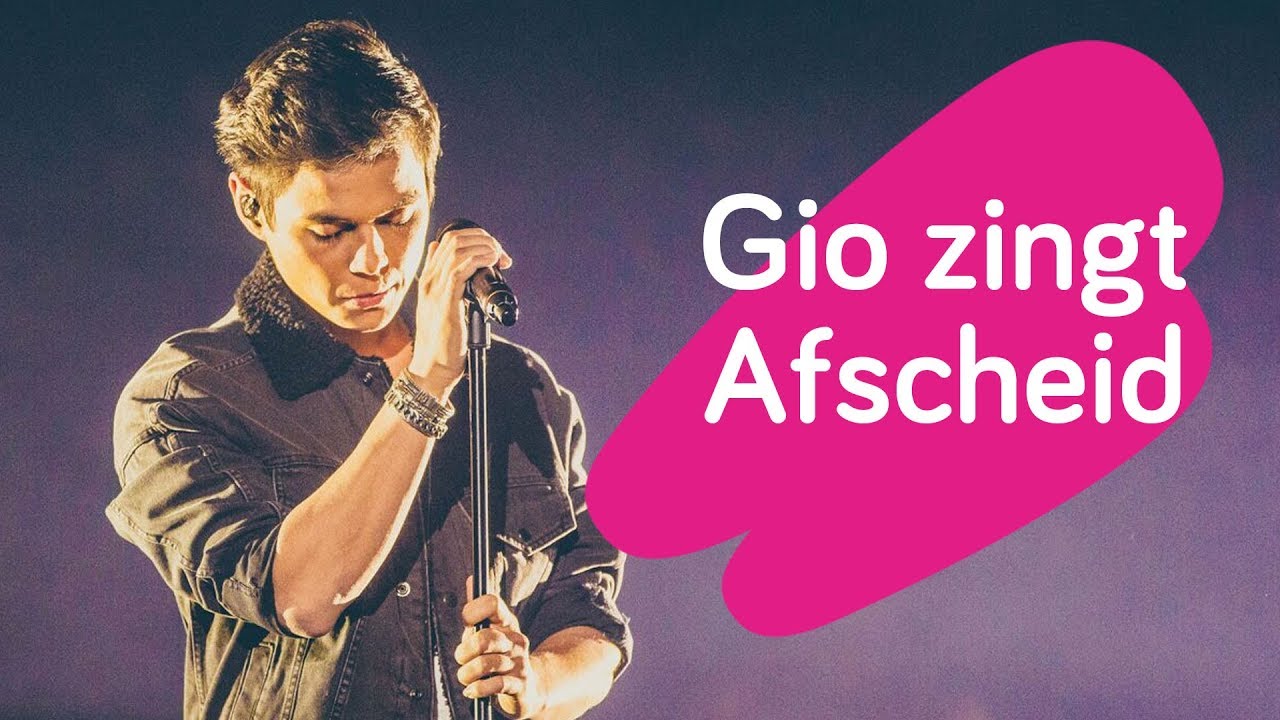 Afvaller Gio zingt Afscheid