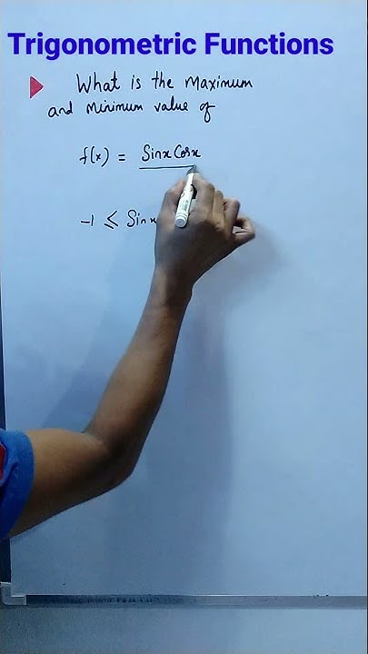 mcq-class-11-the-maximum-and-minimum-value-of-sinxcosx