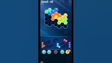 BLOCK HEXA PUZZLE LEVEL 42 ANSWERS VARIETY B LEVEL PACK SOLVED
