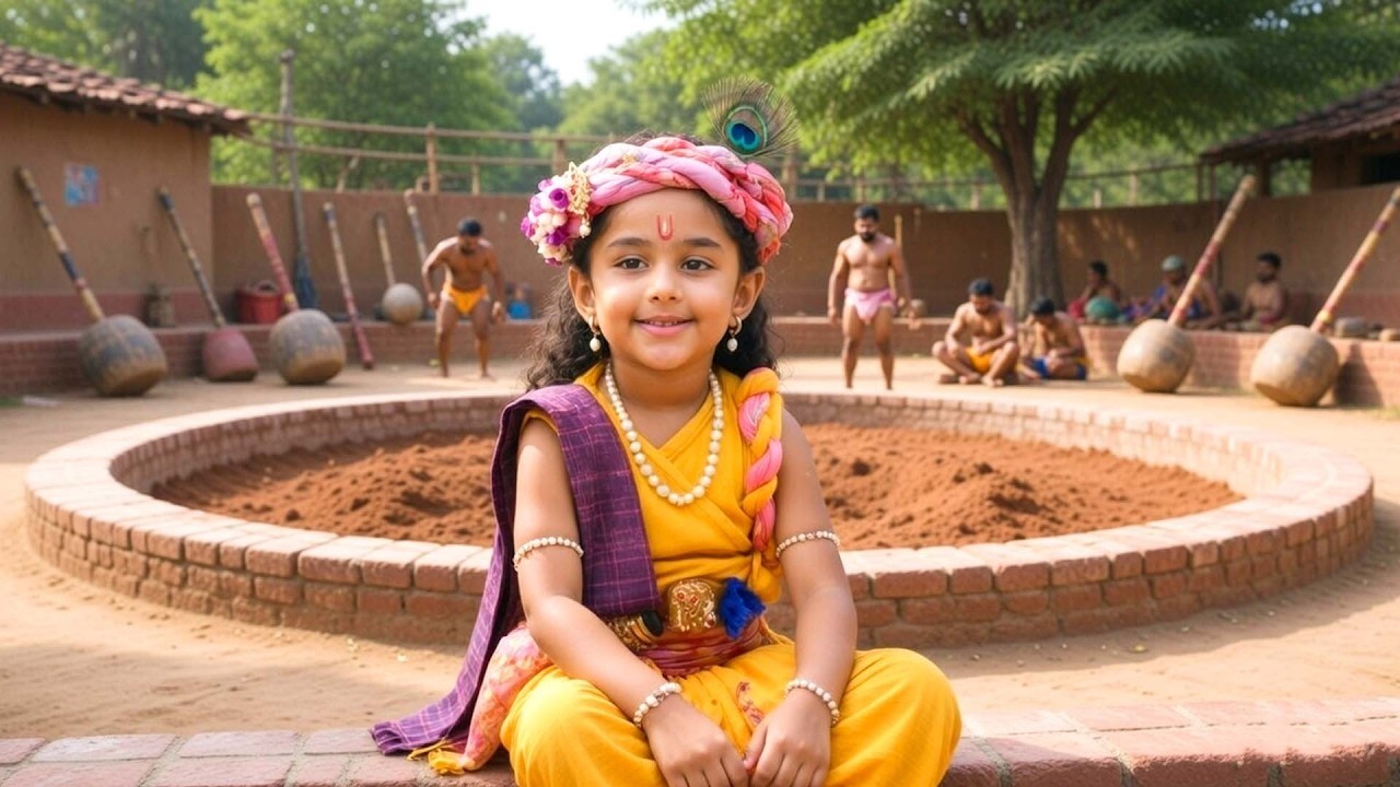 बाल कृष्णा पहुंचे बिना बताये अखाड़ा में | #यशोमतीमैय्याकेनंदलाला | #New Episode | #krishnaleela