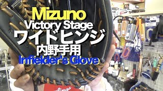 ワイドヒンジ 軟式内野手用 Mizuno VictoryStage #1137