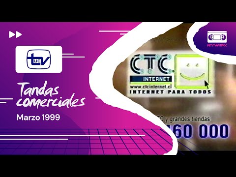 Tandas Comerciales Canal 13 Chile (25 de marzo de 1999)