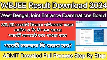 Step-by-step guide to download WBJEE 2024 result  Top 10 tips to check your WBJEE result online