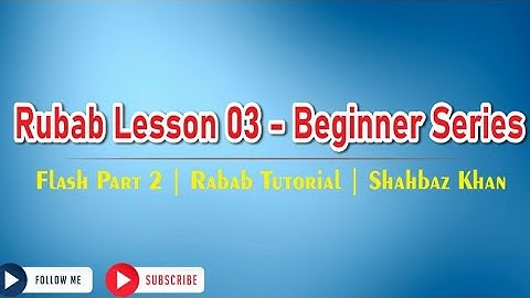 Rubab Lesson 3 - Beginner Series | Flash Part 2 | Scale For Finger Speed | Slow and Fast Motion
