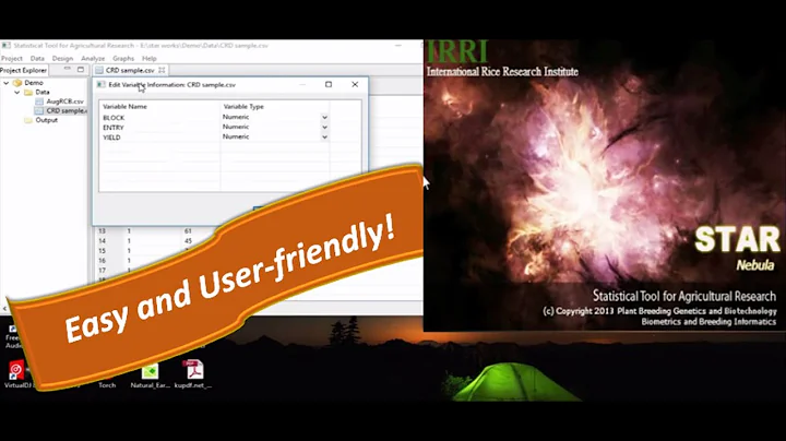 #2 Introduction Statistical Tool for Agricultural Research STAR