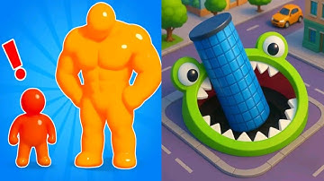 Tall Man Run Vs Hole io 🔥 Max Level Gameplay Walkthrough (Android iOS) New Update