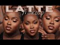 Latte makeup tutorial  for dark skin girls