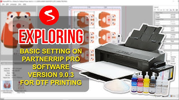 EXPLORE Basic Setting On PartnerRIP Pro Version 9.0.3 For DTF Printing
