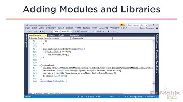 Adding Angular Modules and 3rd Party Libraries