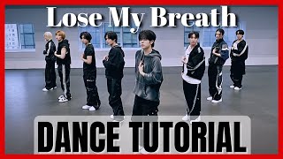 Stray Kids - 'Lose My Breath' Dance Practice Mirrored Tutorial (SLOWED)