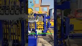 Hydraulic automatic cement block machine making interlock color pavers