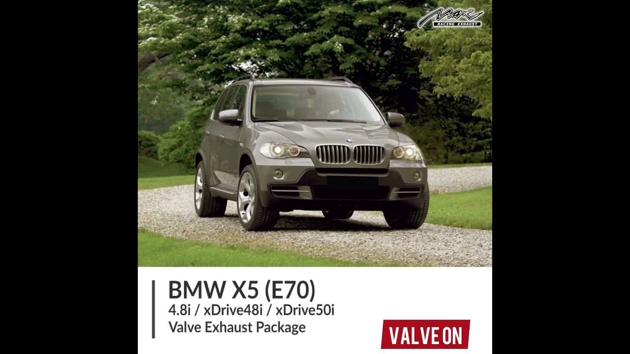 BMW E70 X5 4.8i / xDrive48i / xDrive50i Valve Exhaust Package