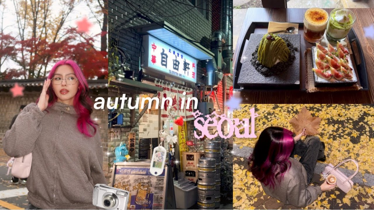 KOREA VLOG!! .ೃ࿔*:･🍂 fall in seoul