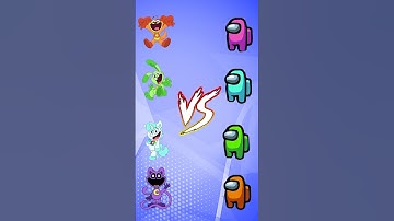 Team Smilling Critters Vs Among us #shorts #smillingcritters #amongus